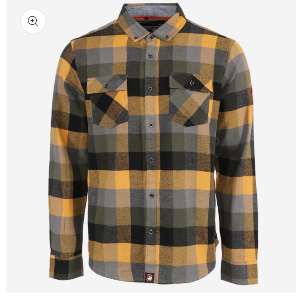 SALE ‼️Canada Weather Gear Mens Buffalo check flannel shirt size small NWOT